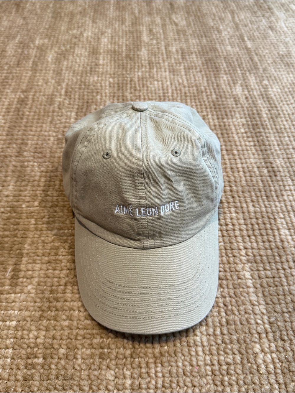 Aime Leon Dore Tonal Khaki Baseball Cap